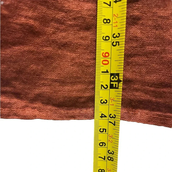 Lina Tomei Linen Beaded Embellished Dress Made in Italy - Picture 10 of 11